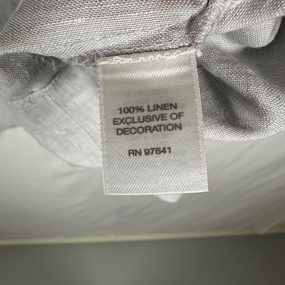 J. Jill 100% Linen grey dress Medium - Picture 11 of 14